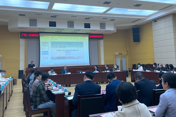 中小擔(dān)保南寧營(yíng)業(yè)部應(yīng)邀參加廣西—東盟經(jīng)濟(jì)技術(shù)開發(fā)區(qū)金融服務(wù)實(shí)體經(jīng)濟(jì)對(duì)接會(huì)